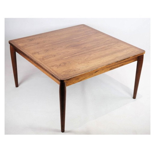 Table basse vintage en bois de rose, Danemark 1960