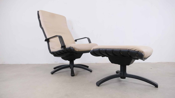 Image 1 of F.A. Porsche 'Antropovarius' Fauteuil Lounge Pour Poltrona Frau