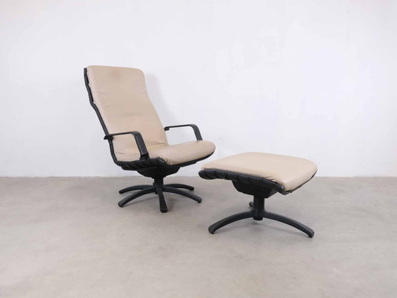 Image 1 of F.A. Porsche 'Antropovarius' Fauteuil Lounge Pour Poltrona Frau