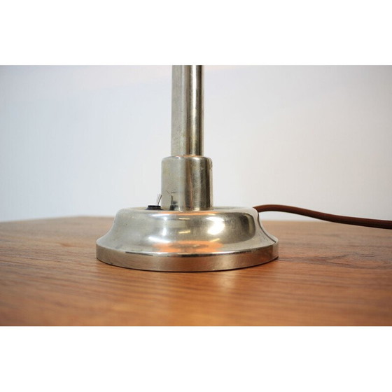 Image 1 of Lampe Bauhaus vintage chromée