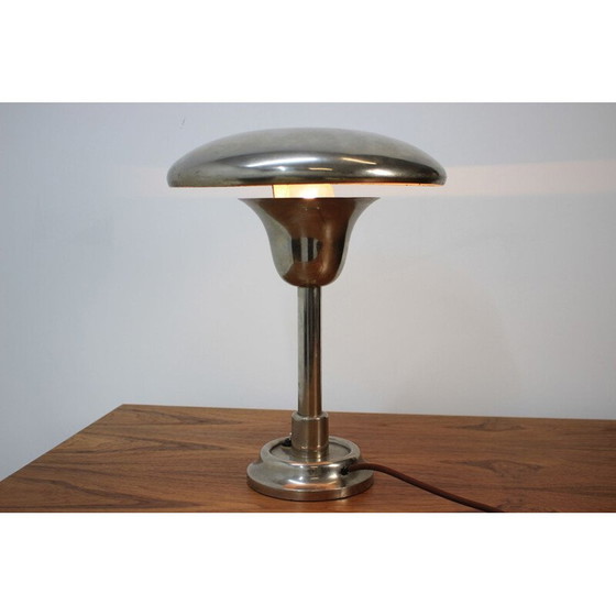 Image 1 of Lampe Bauhaus vintage chromée