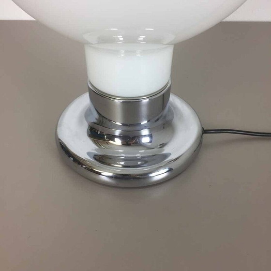 Image 1 of Lampe de table vintage en métal et verre pour Cosack, Allemagne 1970
