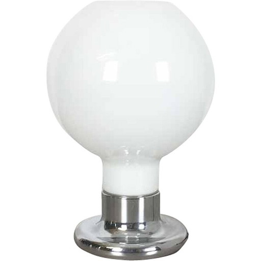 Lampe de table vintage en métal et verre pour Cosack, Allemagne 1970