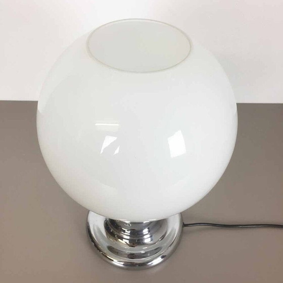 Image 1 of Lampe de table vintage en métal et verre pour Cosack, Allemagne 1970