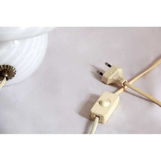 Image 1 of Lampe champignon vintage Bucaneve Swirl Murano, Italie, années 1970