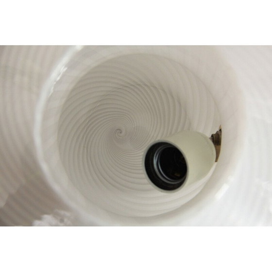 Image 1 of Lampe champignon vintage Bucaneve Swirl Murano, Italie, années 1970