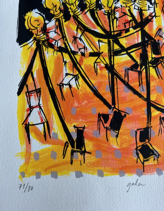 Image 1 of Sérigraphie Luis Penin - Gala De Duda