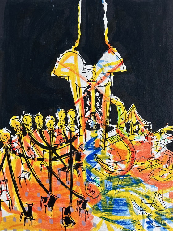 Image 1 of Sérigraphie Luis Penin - Gala De Duda