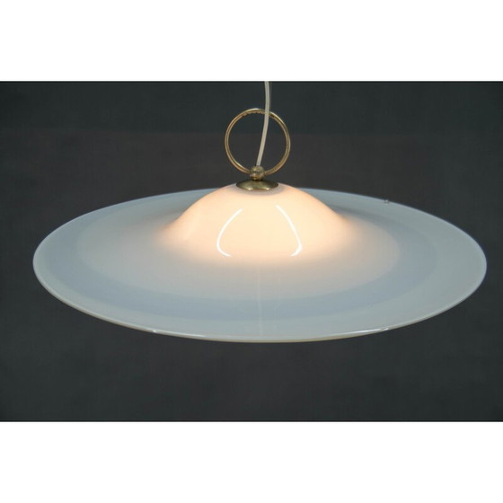Image 1 of Lampe suspendue vintage en verre de Murano, Italie, années 1980