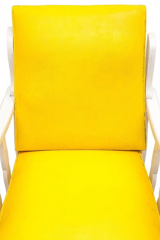 Image 1 of Fauteuil Vintage En Cuir, 1950