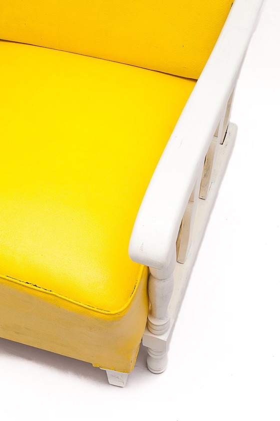 Image 1 of Fauteuil Vintage En Cuir, 1950