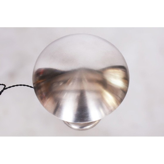 Image 1 of Lampe de table vintage Bauhaus en acier nickelé par František Anýž, Tchécoslovaquie 1920