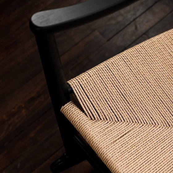 Image 1 of Fauteuil à bascule vintage en chêne par Hans Wegner pour Frederica, 2020