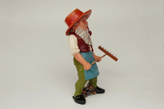 Image 1 of Grande figurine en céramique Heissner "Le jardinier