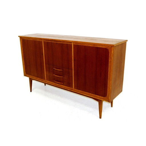 Buffet vintage en teck et chêne, Suède 1960