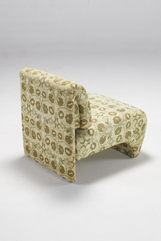 Image 1 of Chaise française à fleurs, 1960S