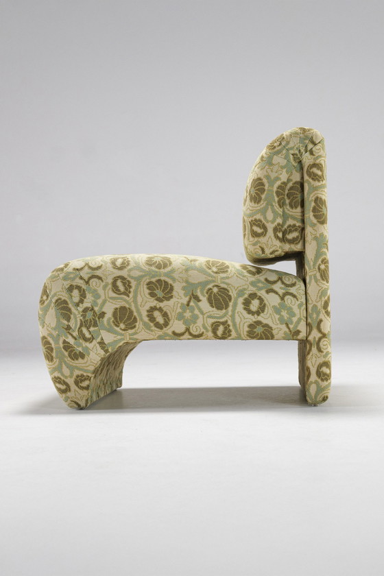 Image 1 of Chaise française à fleurs, 1960S