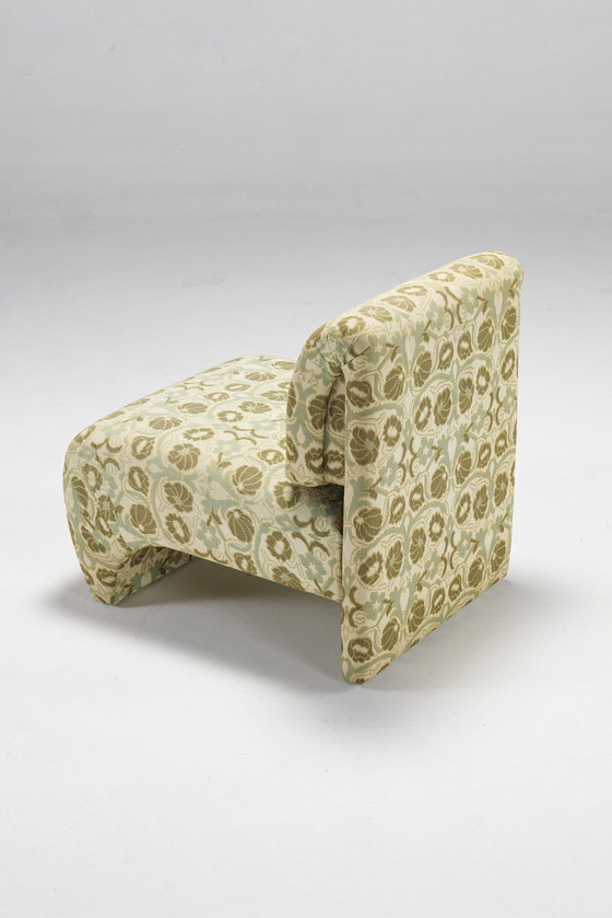 Image 1 of Chaise française à fleurs, 1960S