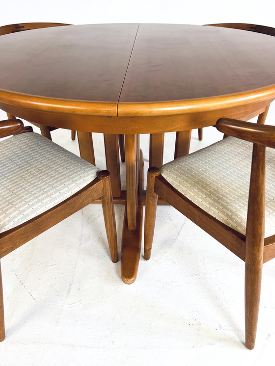 Image 1 of Table à manger extensible vintage années 60