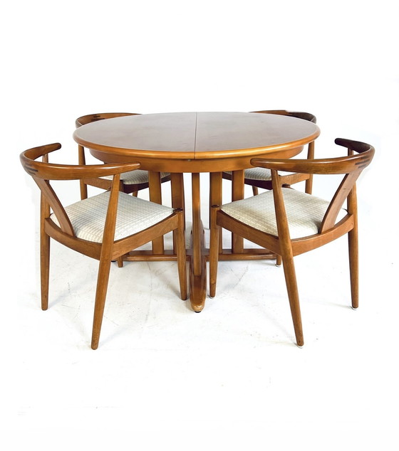 Image 1 of Table à manger extensible vintage années 60