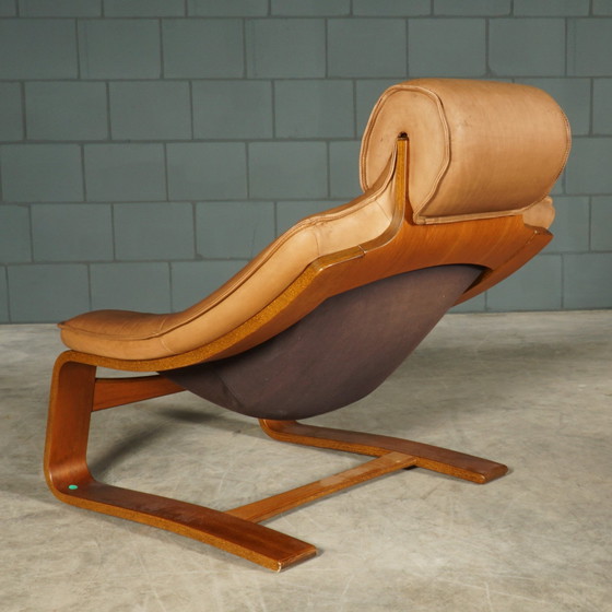 Image 1 of Fauteuil 'Kroken' avec Hocker - Ake Fribyter - Nelo Möbel - années 1970