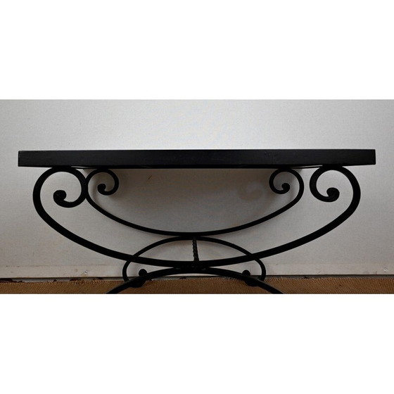 Image 1 of Table basse vintage en fer forgé par Isabelle Delcourt, 1960