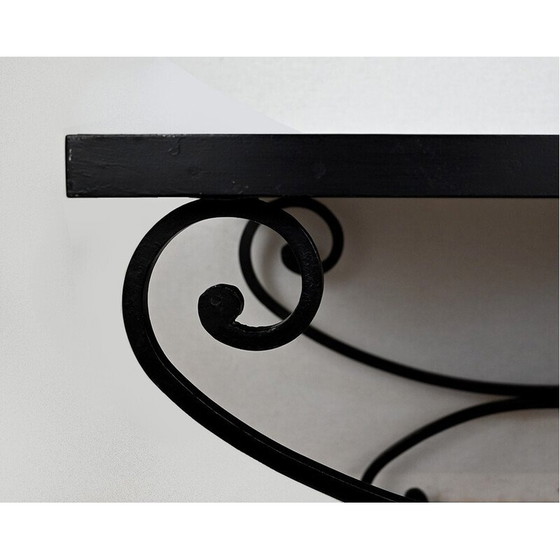 Image 1 of Table basse vintage en fer forgé par Isabelle Delcourt, 1960