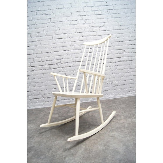Image 1 of Chaise à bascule vintage par Roland Rainer, années 1950