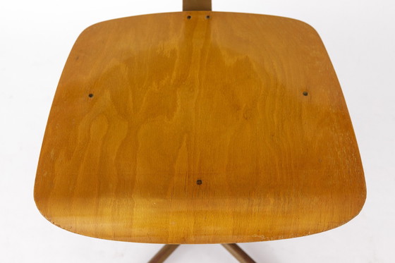 Image 1 of Chaise de bureau industrielle Approx 1950S.- Allemagne