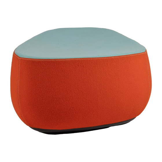 Image 1 of Moroso Fjord Medium Footstool By Patricia Urquiola