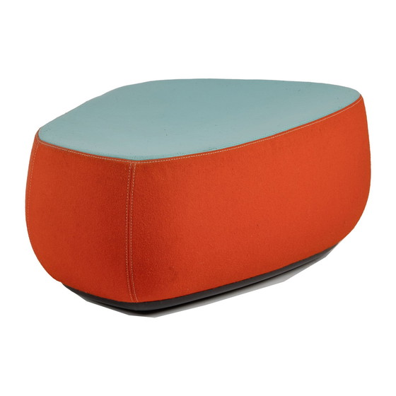 Image 1 of Moroso Fjord Medium Footstool By Patricia Urquiola