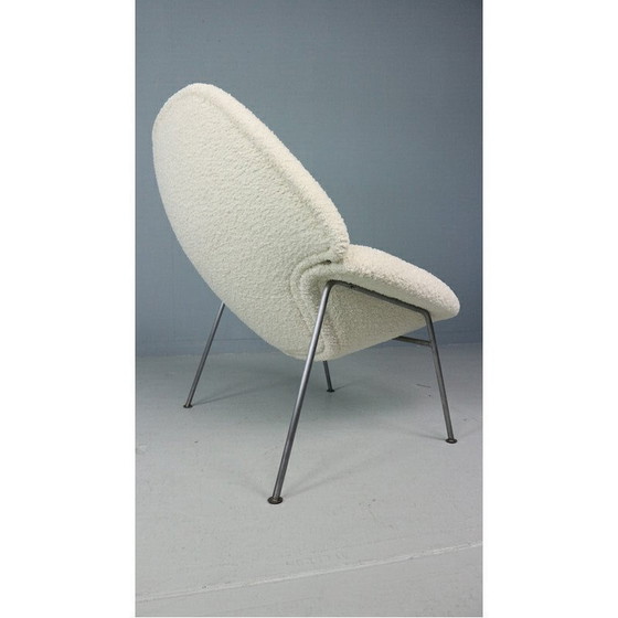 Image 1 of Fauteuil vintage F555 en métal et tissu par Pierre Paulin pour Artifort, Pays-Bas 1960