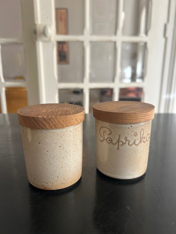 Image 1 of 7 Pots à Épices en Grès