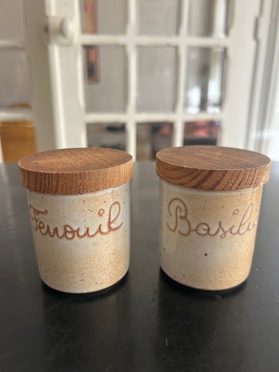 Image 1 of 7 Pots à Épices en Grès