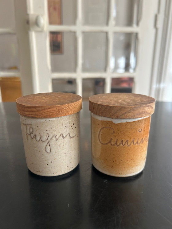 Image 1 of 7 Pots à Épices en Grès