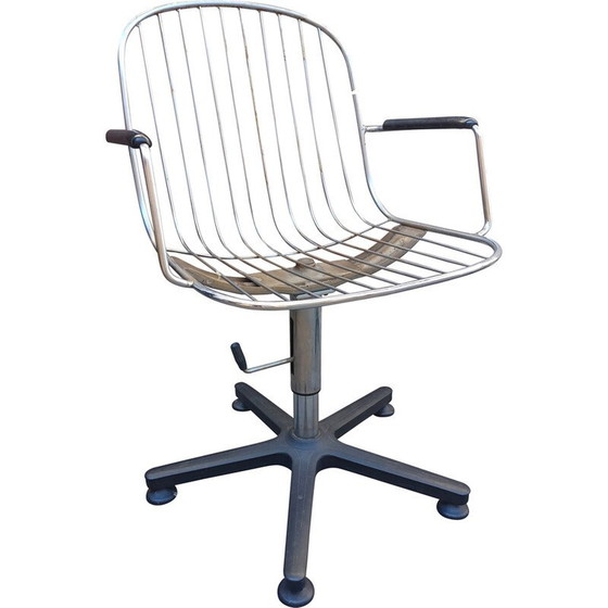 Image 1 of Paire de fauteuils pivotants vintage, 1980