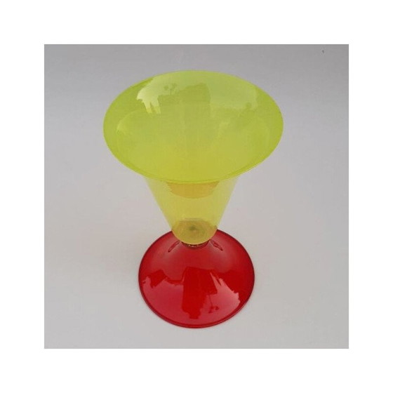 Image 1 of Vase vintage postmoderne Memphis par Formia 1985s