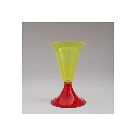 Image 1 of Vase vintage postmoderne Memphis par Formia 1985s
