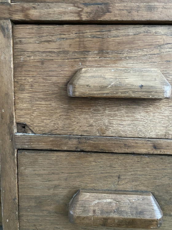 Image 1 of Bureau en bois avec chaise de bureau