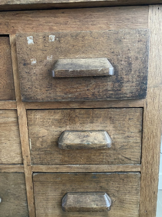 Image 1 of Bureau en bois avec chaise de bureau