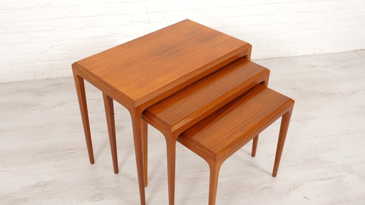 Vintage Mimiset | Johannes Andersen | Tables gigognes | Teck