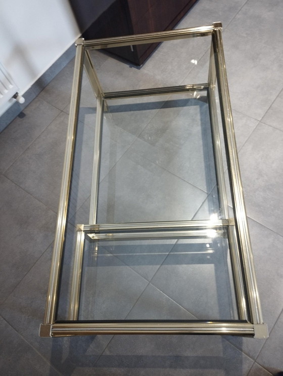 Image 1 of Table Basse Avec Ses 3 Plateaux En Verre