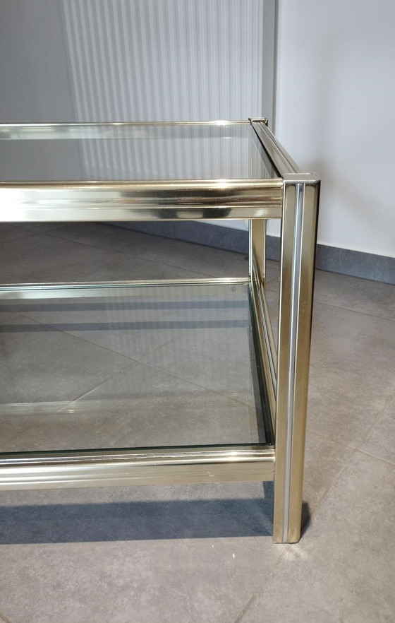 Image 1 of Table Basse Avec Ses 3 Plateaux En Verre