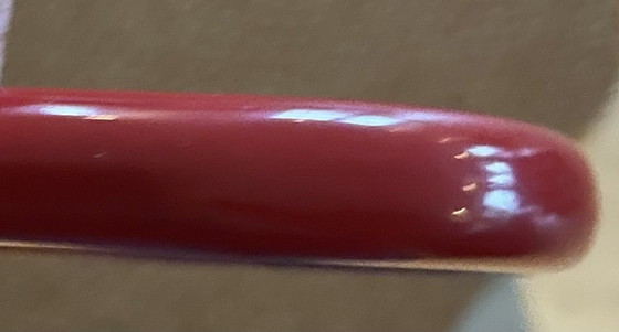 Image 1 of 10x Pièces de cintres en métal rouge vintage 1980