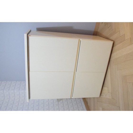 Image 1 of Meuble de rangement vintage blanc