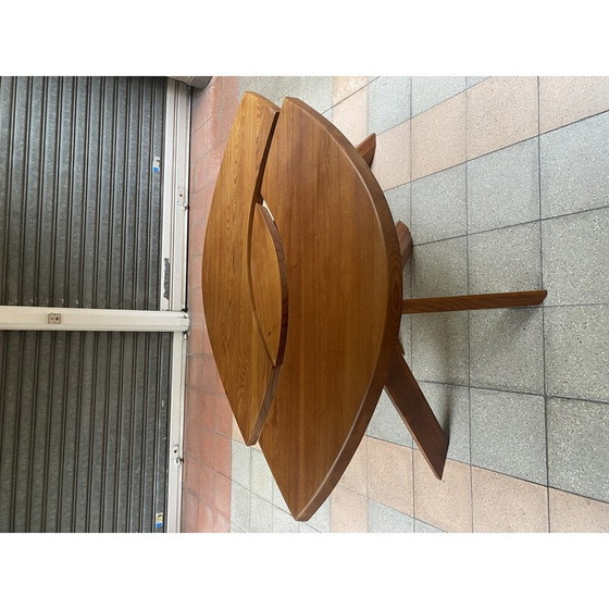 Image 1 of Table vintage en bois d'orme "T22-eye" par Pierre Chapo, 1970