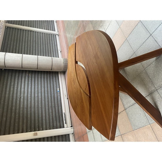 Image 1 of Table vintage en bois d'orme "T22-eye" par Pierre Chapo, 1970