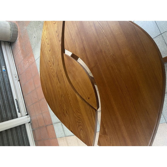 Image 1 of Table vintage en bois d'orme "T22-eye" par Pierre Chapo, 1970