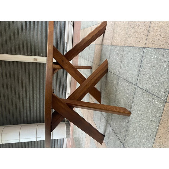 Image 1 of Table vintage en bois d'orme "T22-eye" par Pierre Chapo, 1970