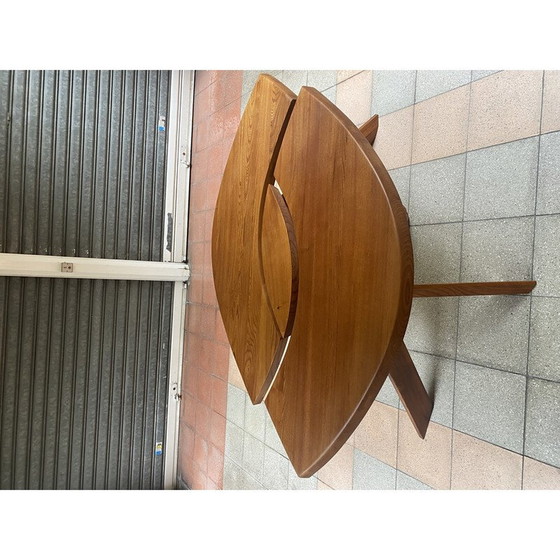 Image 1 of Table vintage en bois d'orme "T22-eye" par Pierre Chapo, 1970
